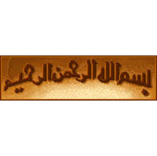 نخ و نقشه تابلو فرش کامپیوتری بسم الله کد 492